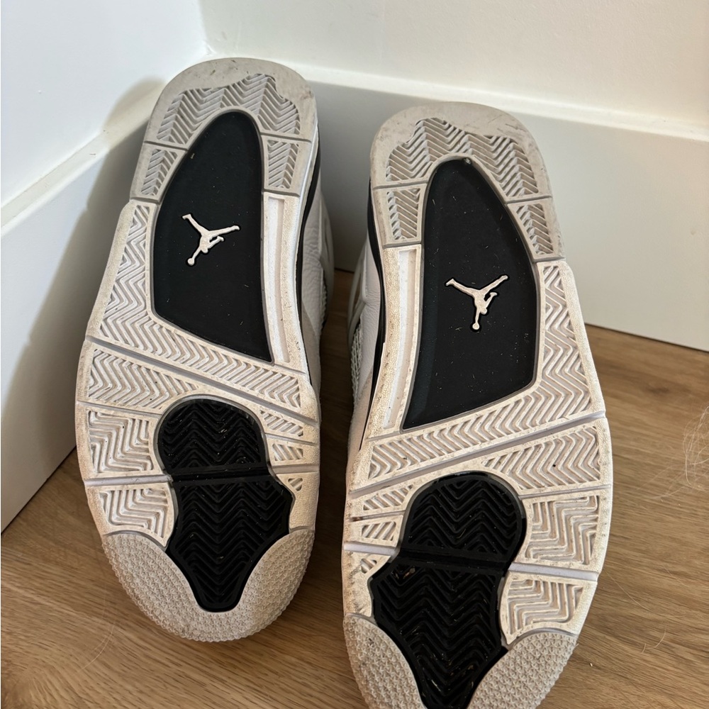 Nike Air Jordan 4 Military Black Size 9.5 - Picture 7 of 10